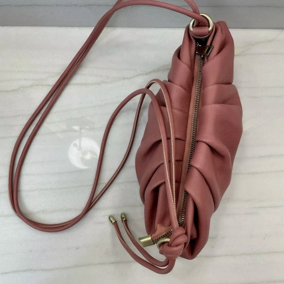 Anthropologie Crossbody Dusty Rose Pink Color - Picture 3 of 9